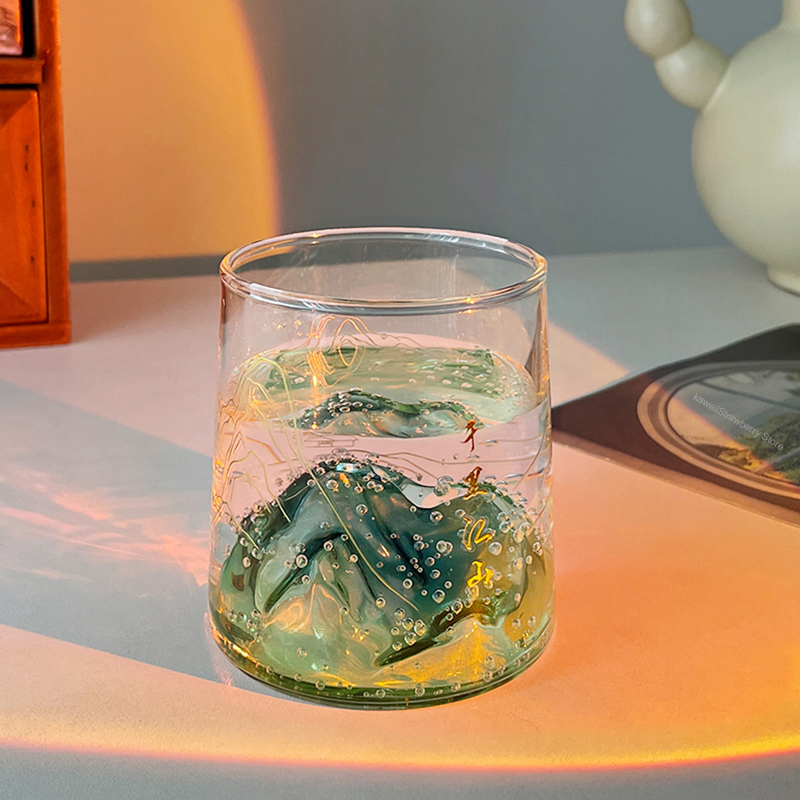 Yamazaki Home Bathroom Storage - 250ml Kreative Glas Tasse Für Tee