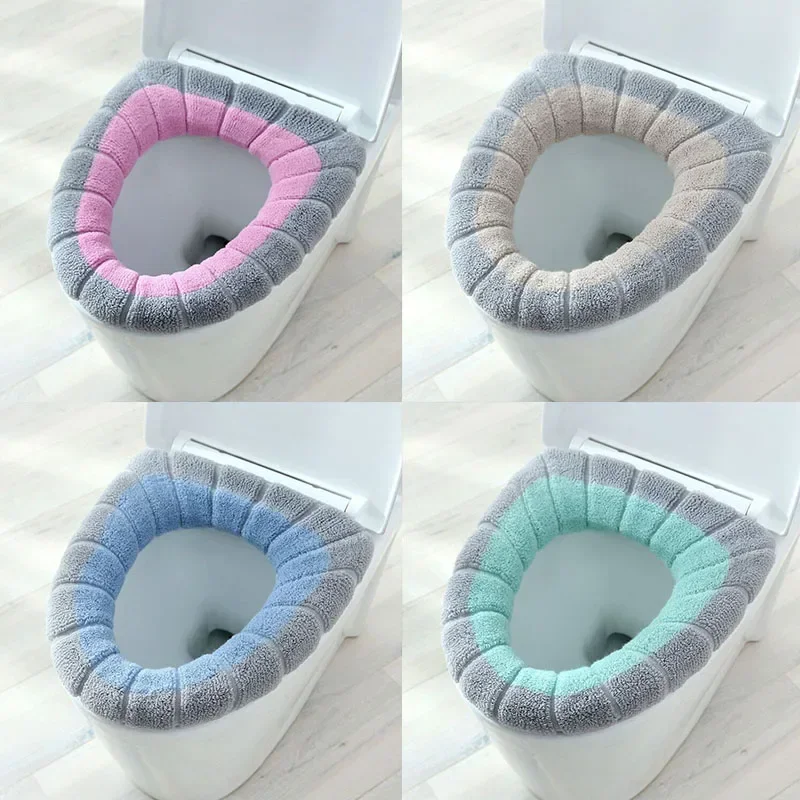 Home Bathroom Mats - O-förmiger WC-Sitzbezug für Zuhause, 1 Stück,