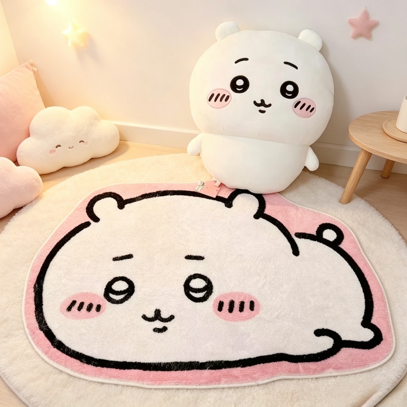 Home Bathroom Mats - Heißer Chiikawa Cartoon-Teppich Anime Hachiware Usagi