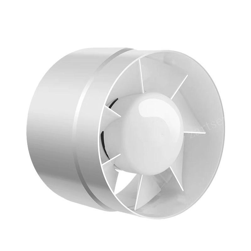 Home Bathroom Ventilation - 4/6 Zoll Inline-Kanalventilator, Luftventilator, Metallrohr, Belüftung,