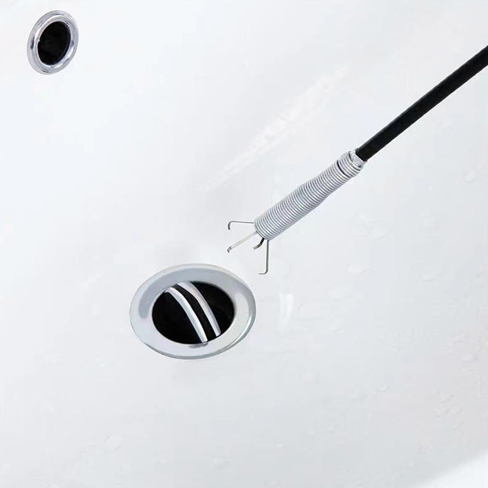 Drain Hair Catcher - 2er-Set biegsames Abflussreinigungsgerät, flexibler Spülbeckenhaken, Haarfänger,
