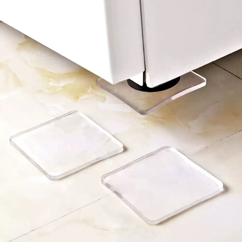 Home Bathroom Mats - 4/12Pcs Anti Vibration Nicht-Slip Matte Waschmaschine