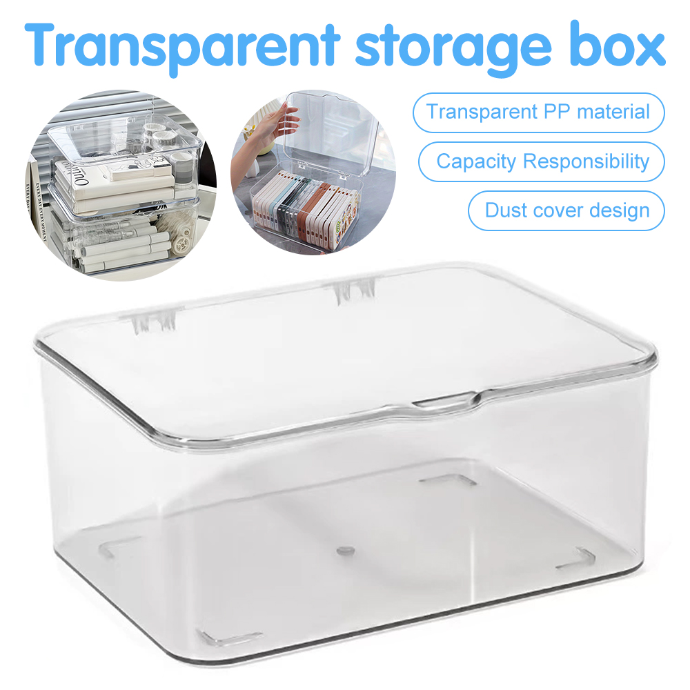 Home Essentials Bathroom Organizer - Transparenter Acryl-Handyorganizer mit Deckel - Vielseitiger