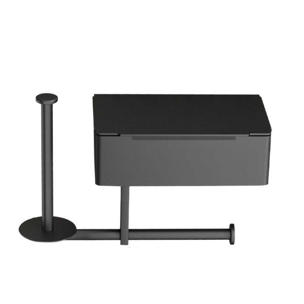 Toilet Paper Holder - Toilettenpapierhalter aus Edelstahl, selbstklebende Aufbewahrungsbox, Toilettenpapierhalter