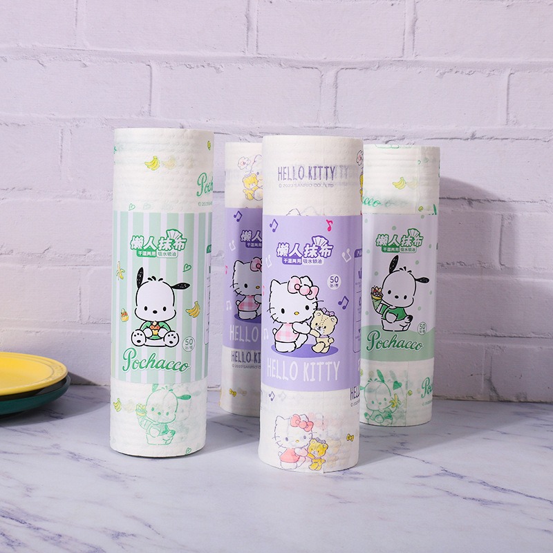 Home Bathroom Cleaning - 3 Stück Hello Kitty Geschirrtücher Cartoon