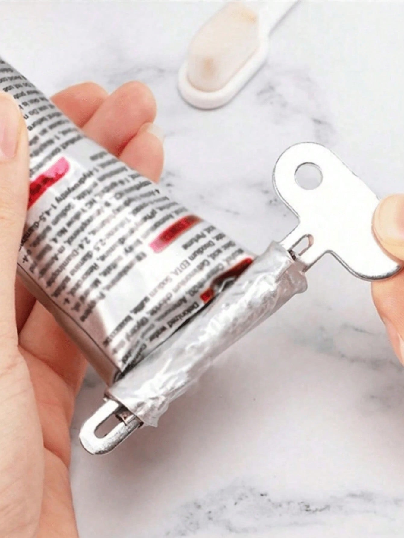 Home Essentials Bathroom Organizer - 2er-Pack Vintage-Zahnpastaspender aus Gusseisen – Manueller