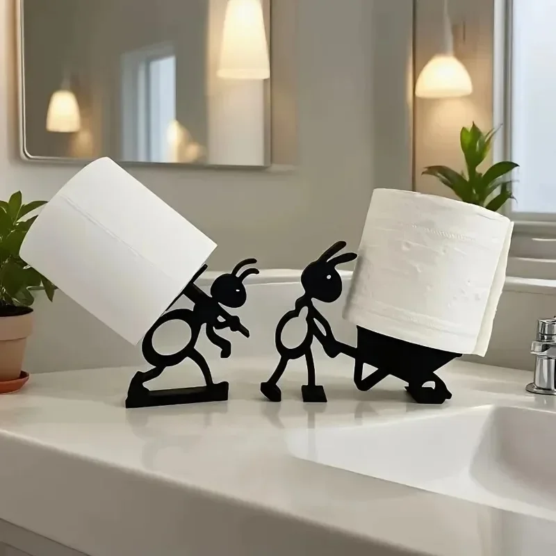 Toilet Paper Holder - Ameisen-Toilettenpapierhalter Lustiges Ornament Neuer 3D Minimalistischer