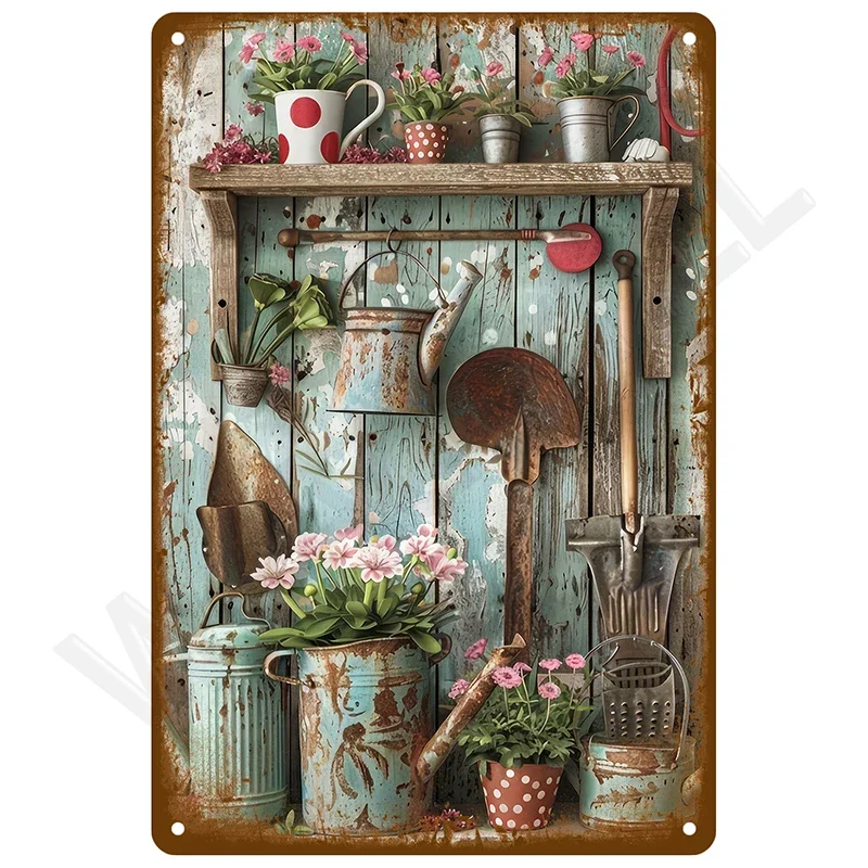 Home Bathroom Wall Art - Vintage Bar Metallschilder Badezimmer Haus Wohnzimmer