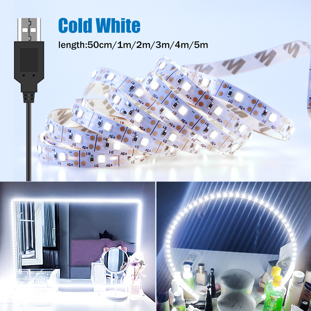 Home Bathroom Vanity - DC5V LED Make-Up Spiegel Licht Streifen