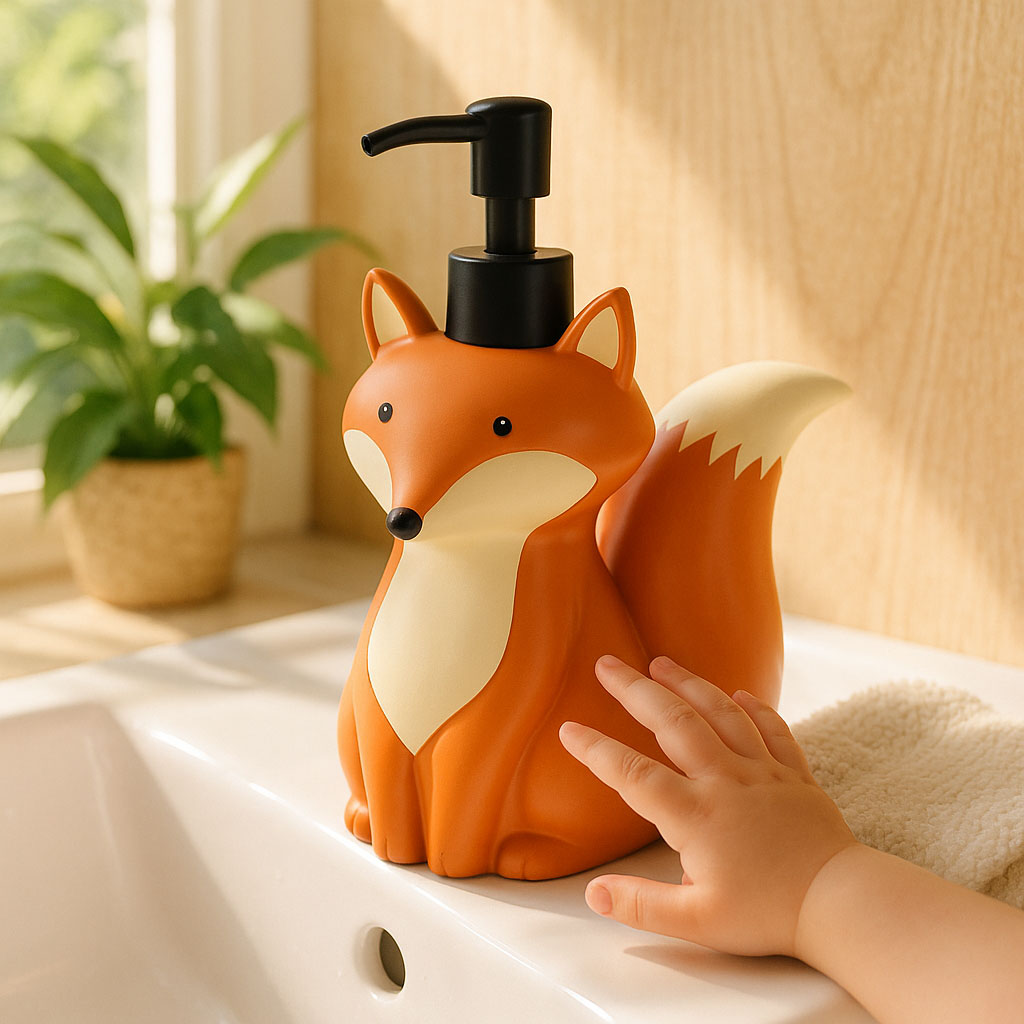Zara Home Bathroom - Cute Fox Seifenspenderflasche 320 ml/500 ml