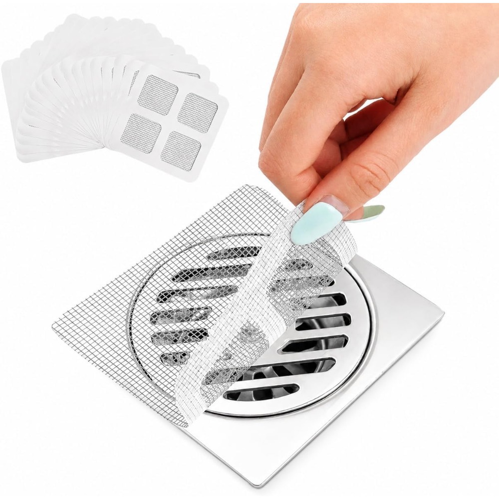 Drain Hair Catcher - 50 Stück Einweg-Haarfänger für Duschabflüsse, Effektive