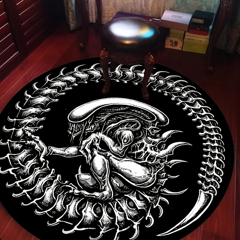 Runder Alien Xenomorph Teppich – Home Bathroom Trends Bewertung und Preis