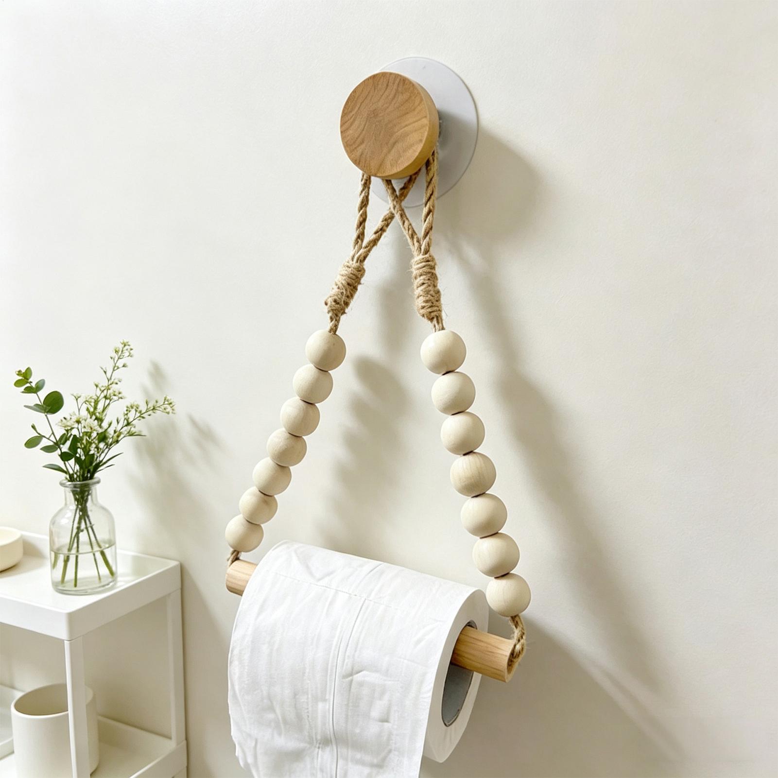 Toilettenpapierhalter aus Holz – Home Bathroom Towel Dispenser Bewertung und Preis
