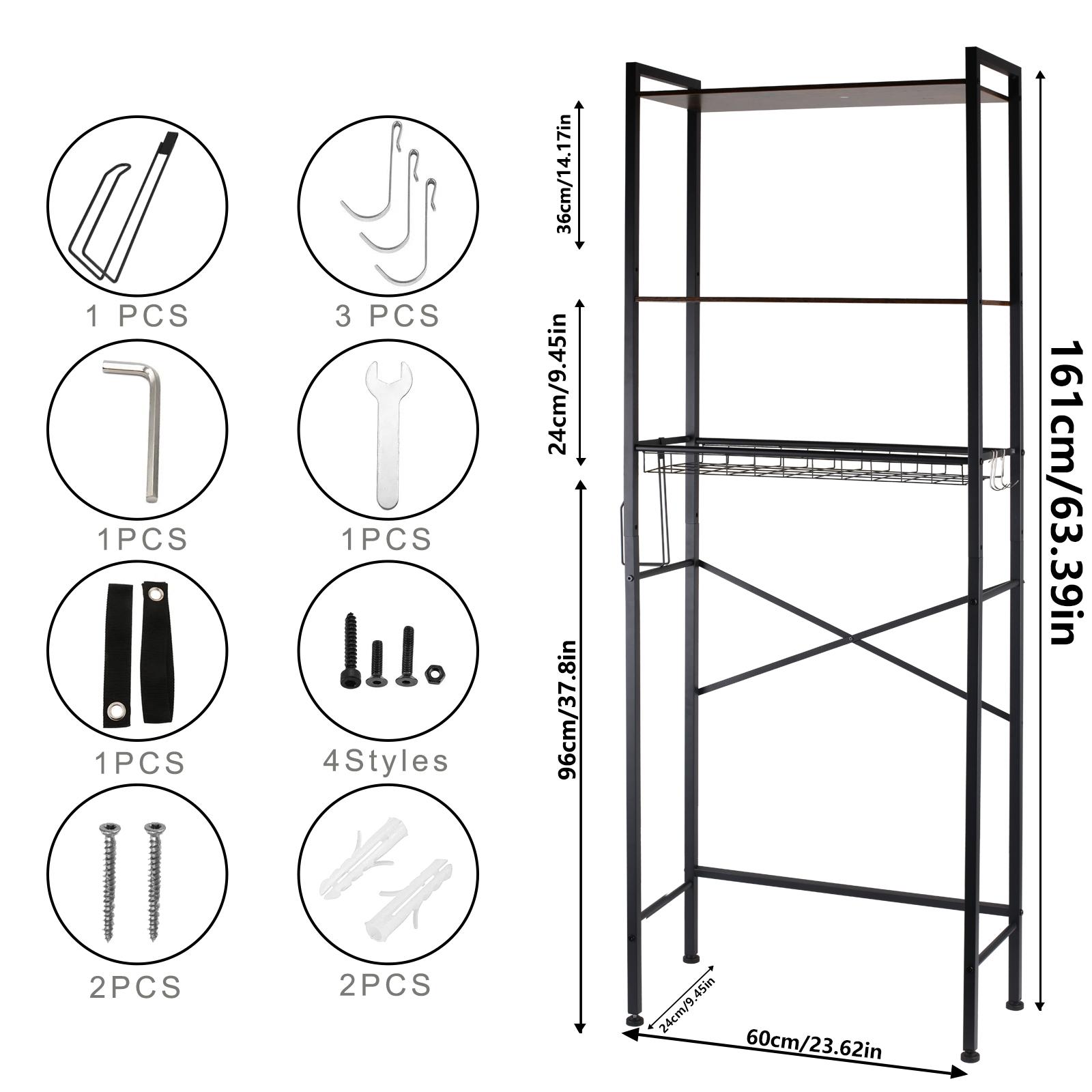 3-stöckiges Metallregal über d – Toilet Paper Holder Bewertung und Preis