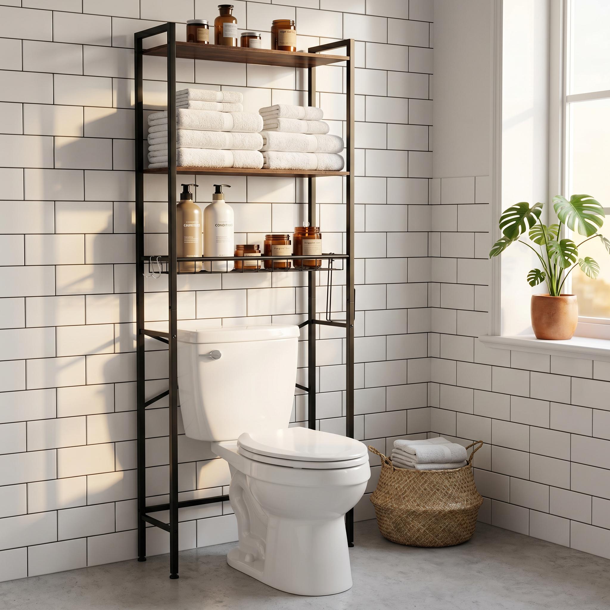 3-stöckiges Metallregal über d – Toilet Paper Holder Bewertung und Preis