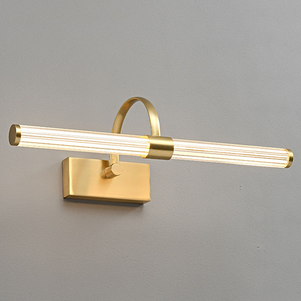 Moderne Messing-Acryl-LED-Wand – Home Bathroom Vanity Bewertung und Preis