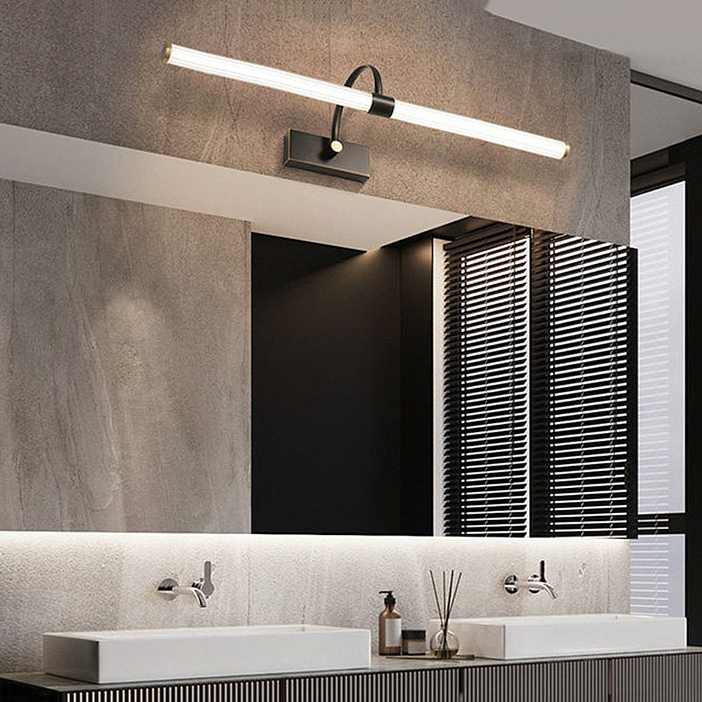 Moderne Messing-Acryl-LED-Wand – Home Bathroom Vanity Bewertung und Preis