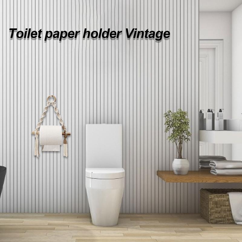 Hand gewebte hölzerne Toilette – Home Bathroom Towel Dispenser Bewertung und Preis