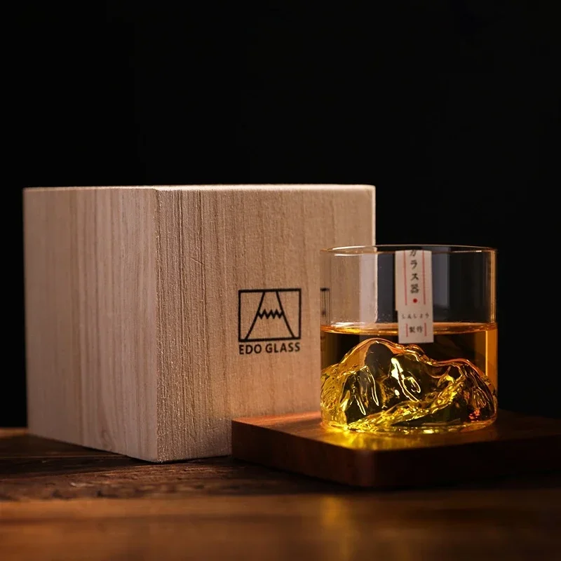 Japan 3D Mountain Whiskey Glas – Yamazaki Home Bathroom Storage Bewertung und Preis