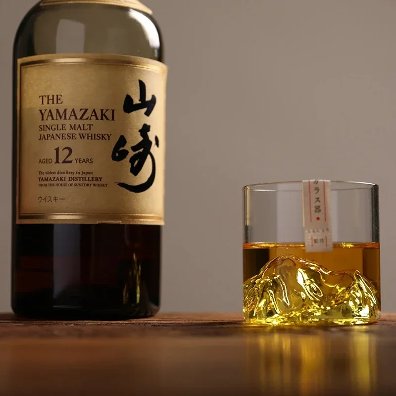 Japan 3D Mountain Whiskey Glas – Yamazaki Home Bathroom Storage Bewertung und Preis