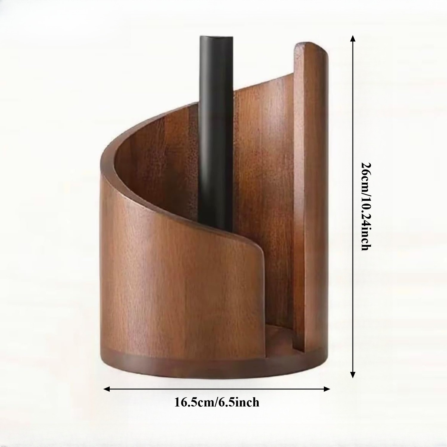 Natürlicher Holz-Küchenrollenh – Home Bathroom Towel Dispenser Bewertung und Preis