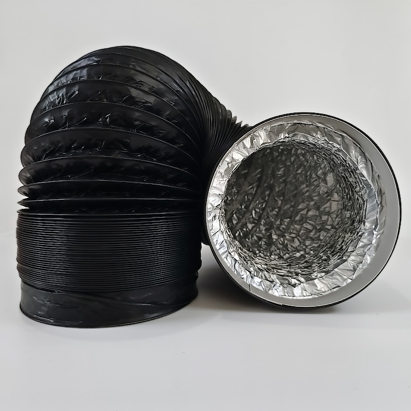 Schwarzer flexibler Abluftschl – Home Bathroom Ventilation Bewertung und Preis