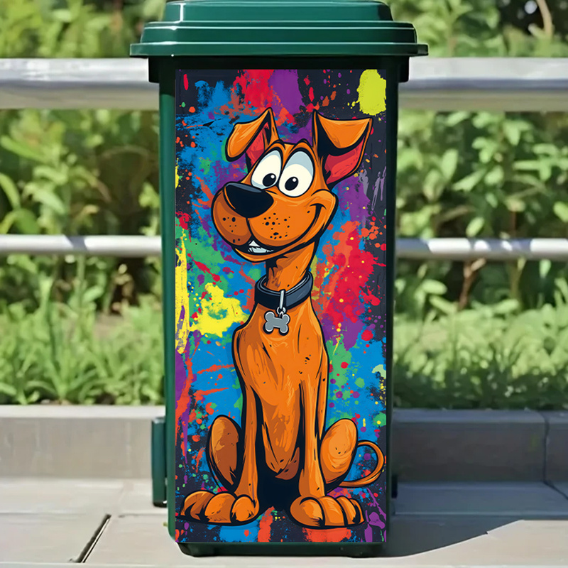 Entzückende Cartoon-Hunde-Müll – Home Bathroom Trash Can Bewertung und Preis
