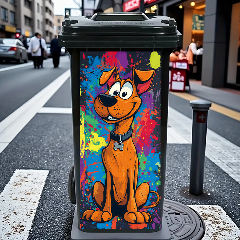 Entzückende Cartoon-Hunde-Müll – Home Bathroom Trash Can Bewertung und Preis