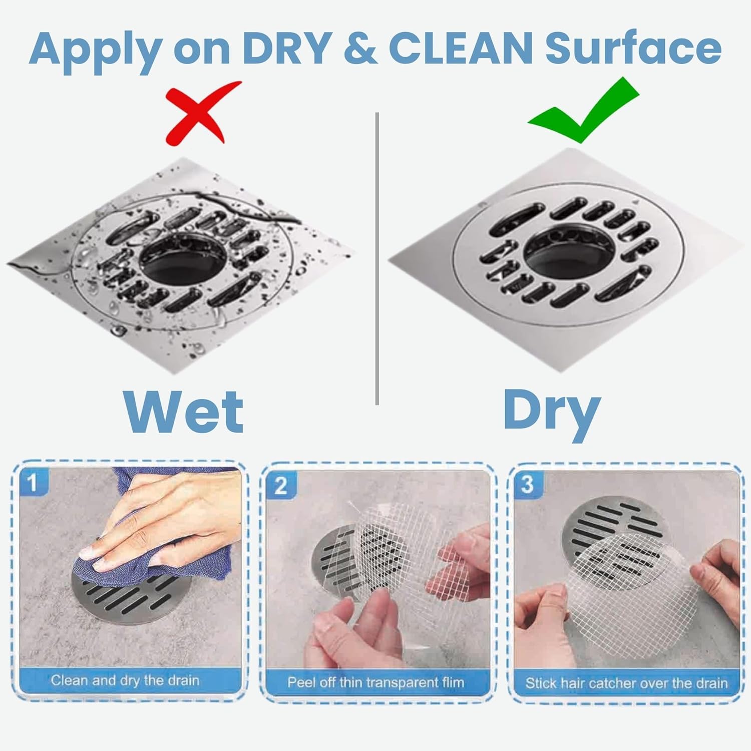 35er-Pack Einweg-Duschablauf-H – Drain Hair Catcher Bewertung und Preis