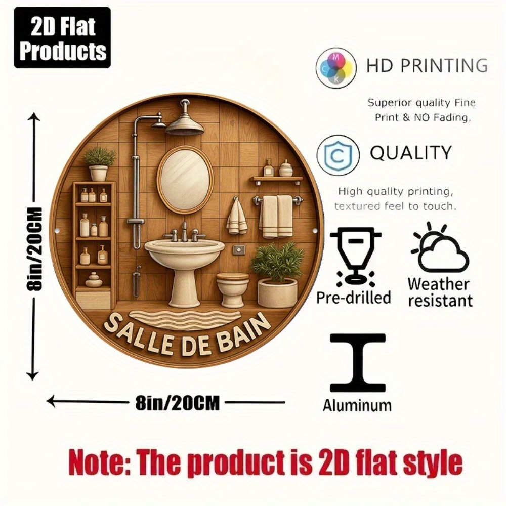 CIFBUY Retro Französisches Bad – Home Bathroom Wall Art Bewertung und Preis