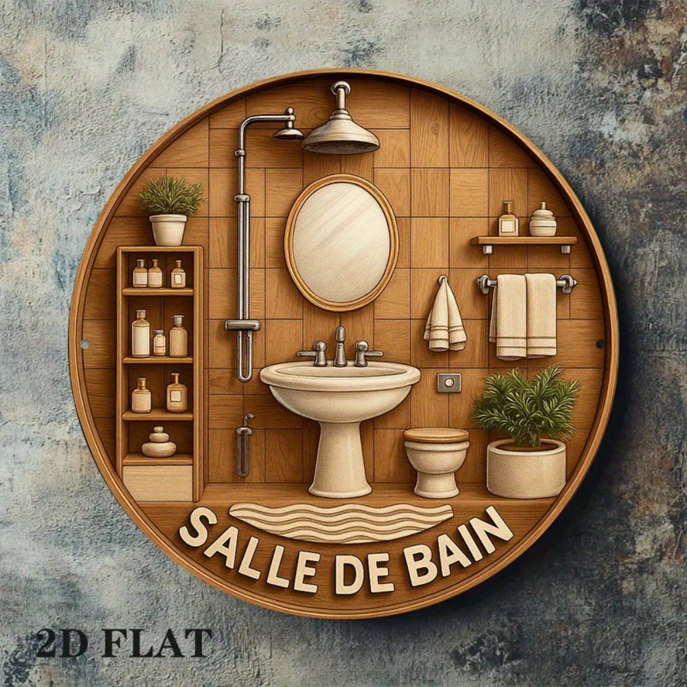 CIFBUY Retro Französisches Bad – Home Bathroom Wall Art Bewertung und Preis