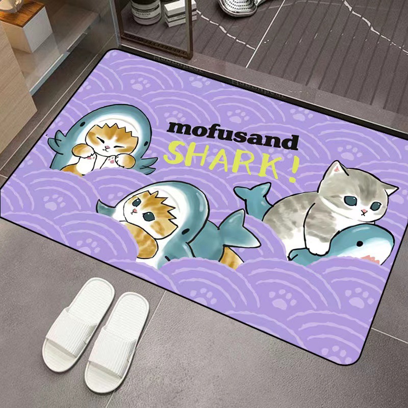 Mofusand Cartoon Diatomeenerde – Home Bathroom Door Bewertung und Preis