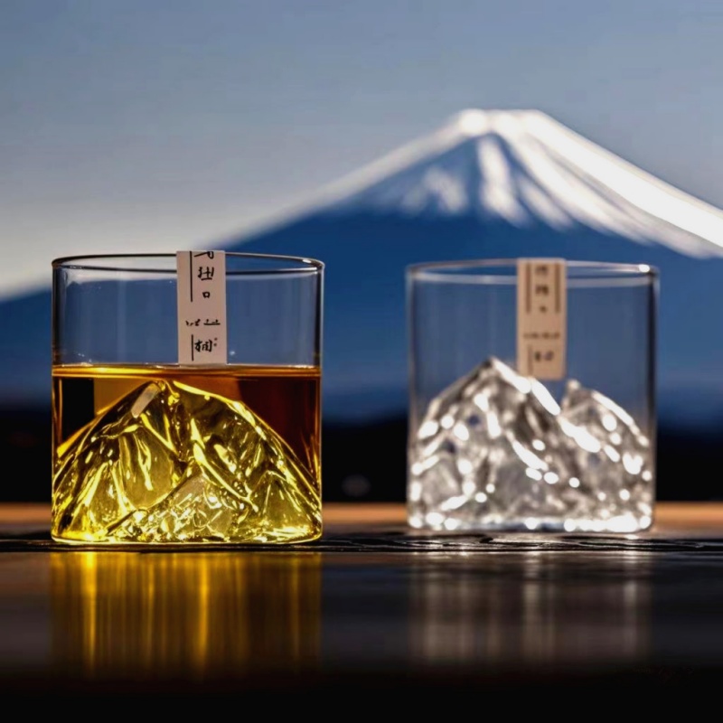 Japanische Glas Glacier Mounta – Yamazaki Home Bathroom Storage Bewertung und Preis