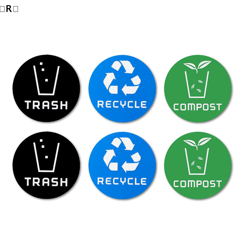 〔R〕6 Stück, Durchmesser 10 cm, – Home Bathroom Trash Can Bewertung und Preis