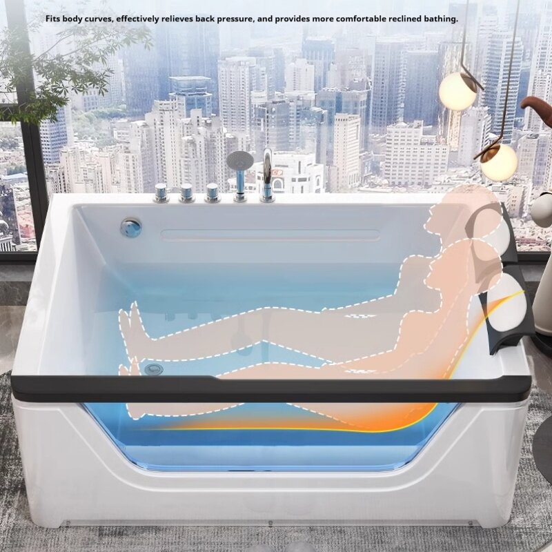 2-Personen-Acryl-Jacuzzi mit W – Home Bathroom Jacuzzi Tub Bewertung und Preis
