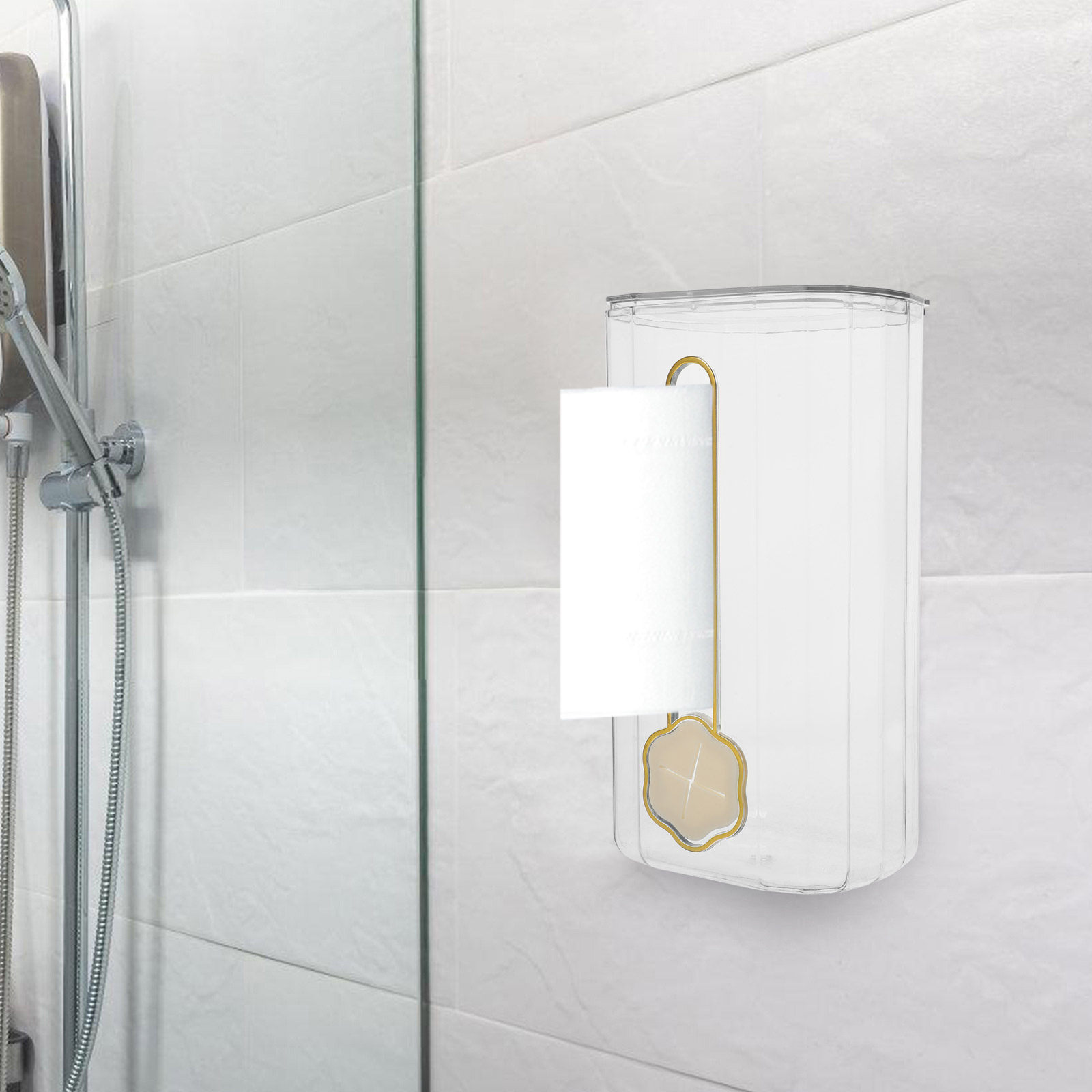 Wandmontierter transparenter S – Home Bathroom Towel Dispenser Bewertung und Preis