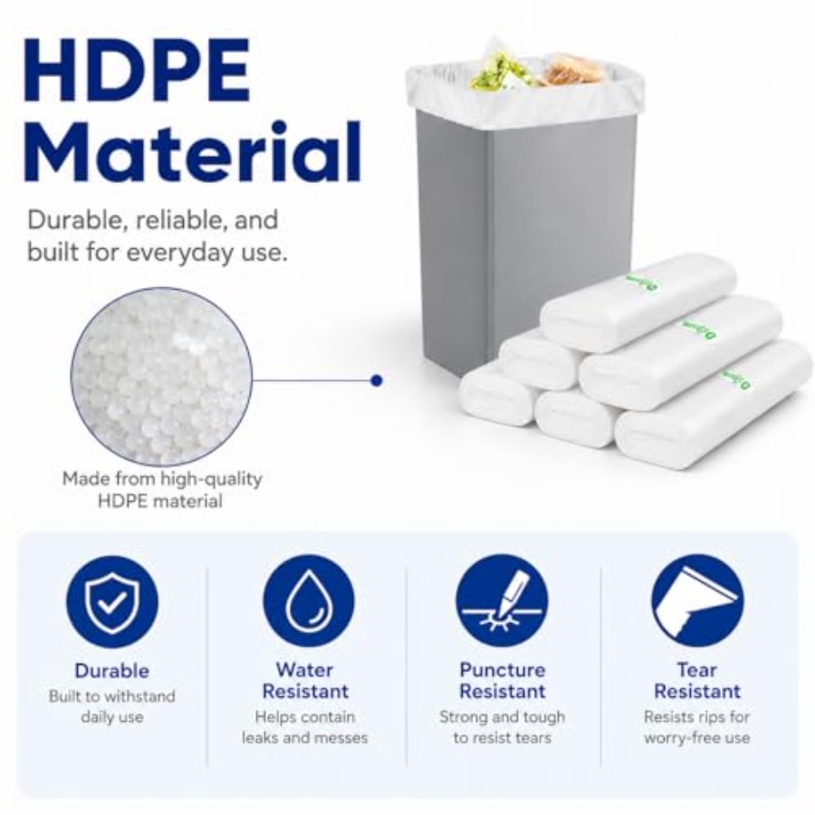 1,2 Gallonen 210 Stück Starke  – Home Bathroom Trash Can Bewertung und Preis