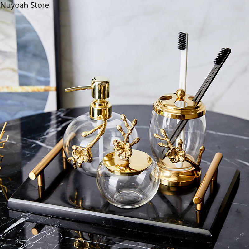 Licht Luxus Bad Zubehör Messin – Zara Home Bathroom Bewertung und Preis