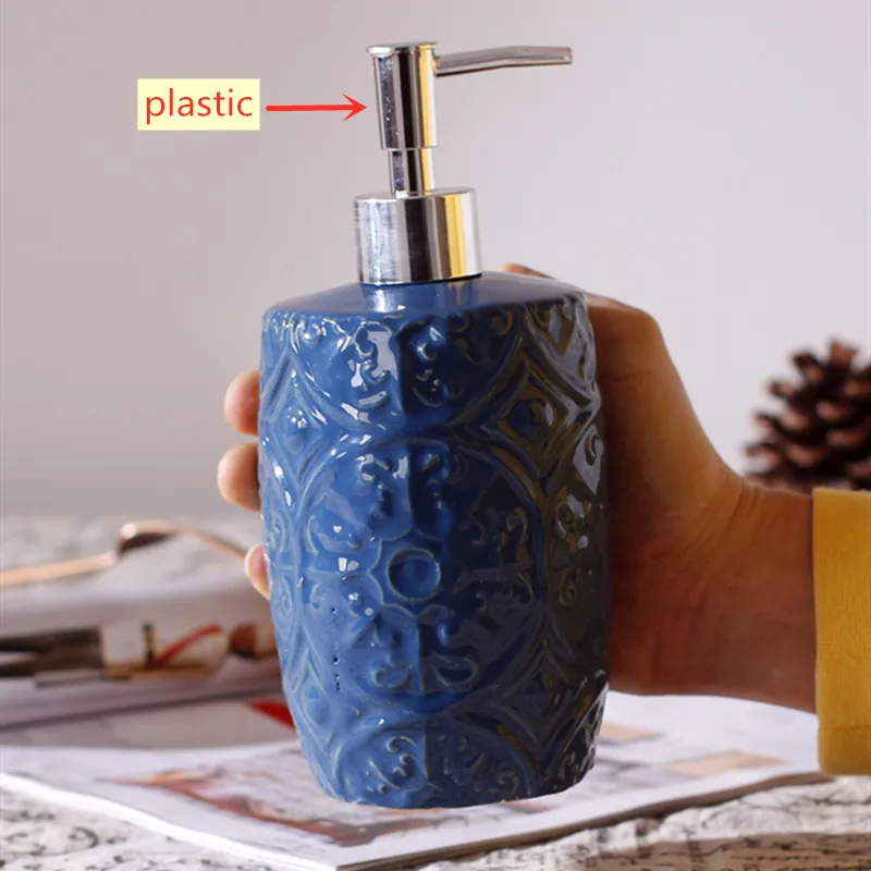 Keramik Blau Shampoo Duschgel  – Zara Home Bathroom Bewertung und Preis